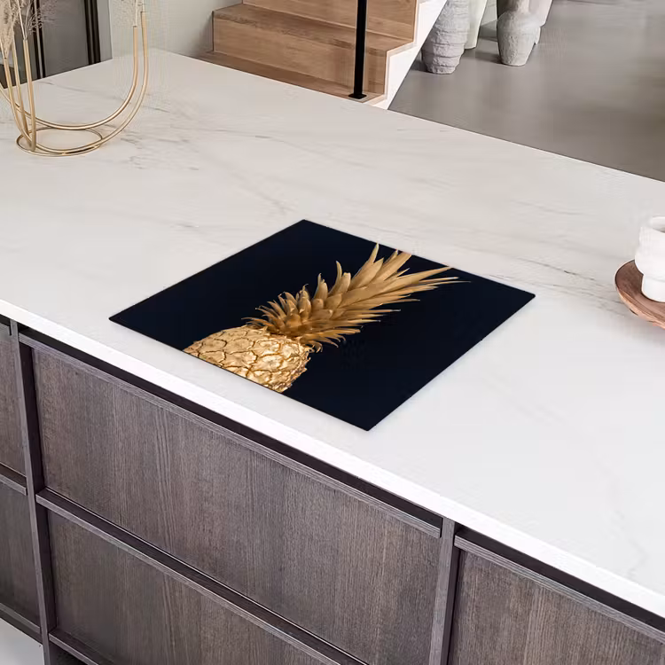 Gouden tropische vrucht Inductie beschermer vinyl 3mm middel -sfeer8