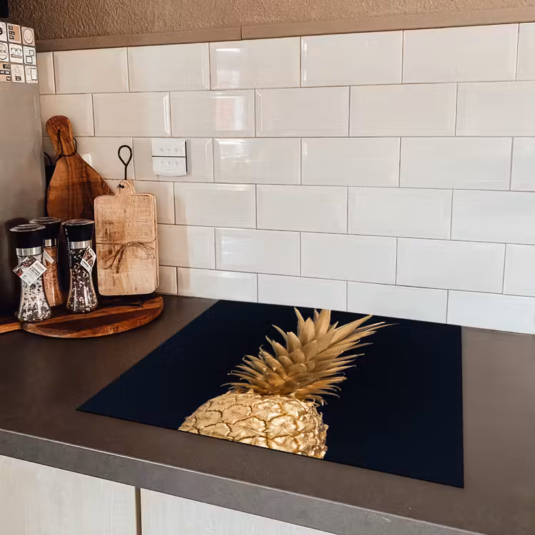 Gouden tropische vrucht Inductie beschermer vinyl 3mm middel -sfeer3
