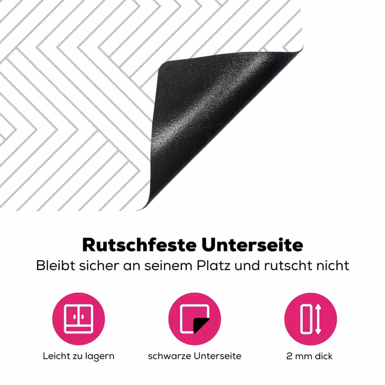 Grafisch - Patroon - Modern Inductie beschermer vinyl 3mm klein 276 -zzzzzzz-lf-onderkant