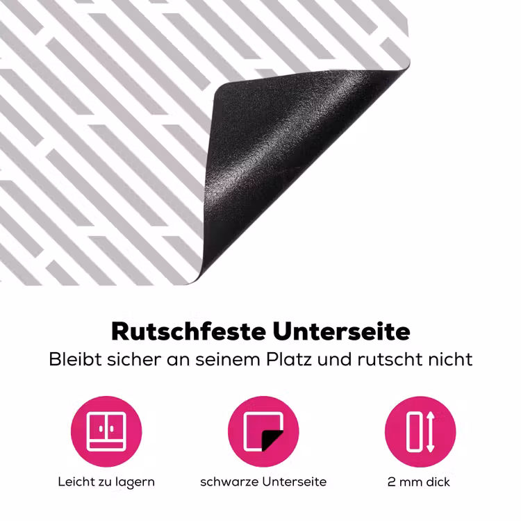 Grafisch - Patroon - Modern Inductie beschermer vinyl 3mm klein 276 -zzzzzzz-lf-onderkant