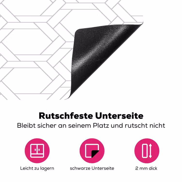 Grafisch - Patroon - Modern Inductie beschermer vinyl 3mm klein 276 -zzzzzzz-lf-onderkant