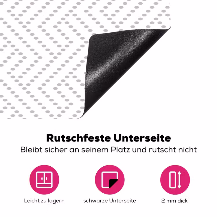 Grafisch - Patroon - Modern - Stippen Inductie beschermer vinyl 3mm klein 276 -zzzzzzz-lf-onderkant