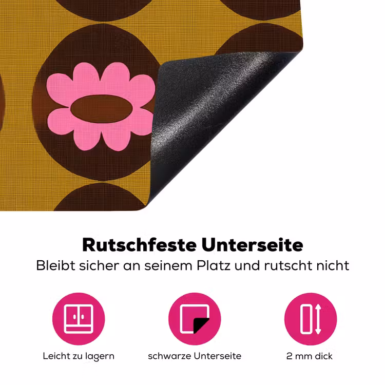 Grafisch - Patroon - Kleurrijk Inductie beschermer vinyl 3mm klein 276 -zzzzzzz-lf-onderkant