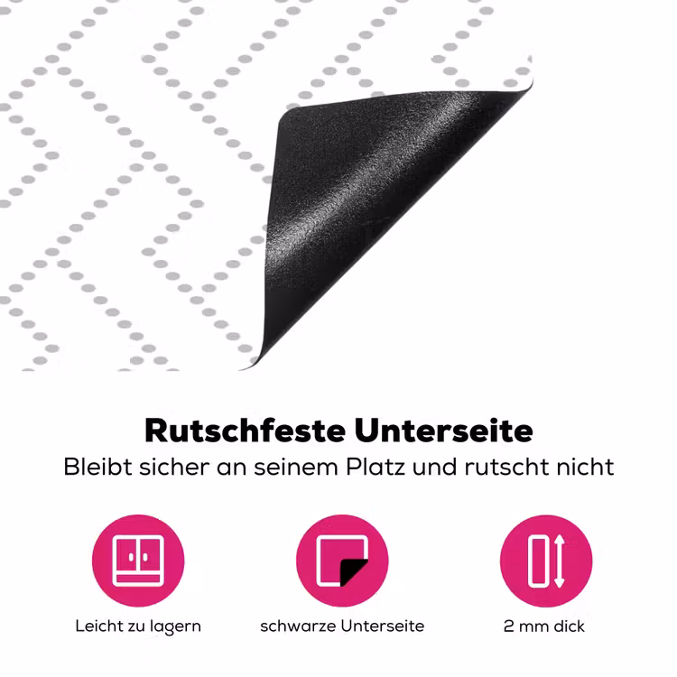 Grafisch - Patroon - Modern - Geweven Inductie beschermer vinyl 3mm klein 276 -zzzzzzz-lf-onderkant