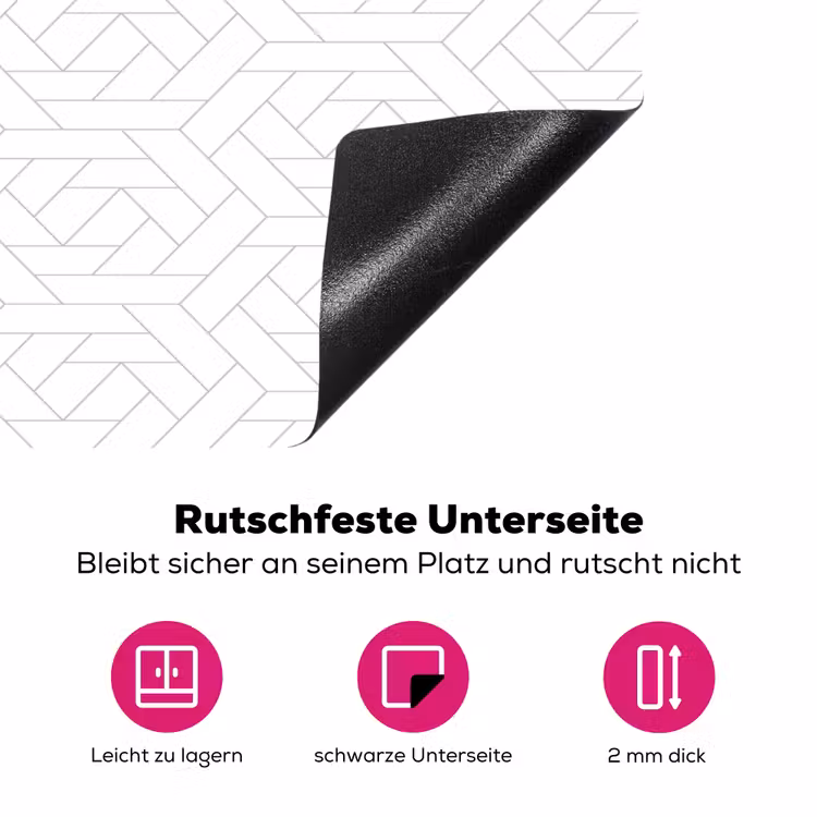 Grafisch - Patroon - Modern - Tegels Inductie beschermer vinyl 3mm klein 276 -zzzzzzz-lf-onderkant