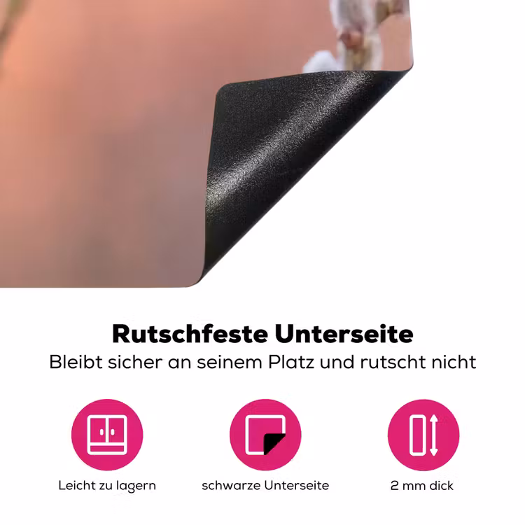 Groenling - Katjes - Lente - Natuur - Zacht Inductie beschermer vinyl 3mm klein -zzzzzzz-lf-onderkant