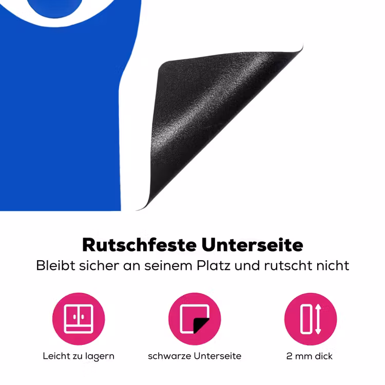 Handen - Twee - Ogen - Blauw Inductie beschermer vinyl 3mm klein -zzzzzzz-lf-onderkant