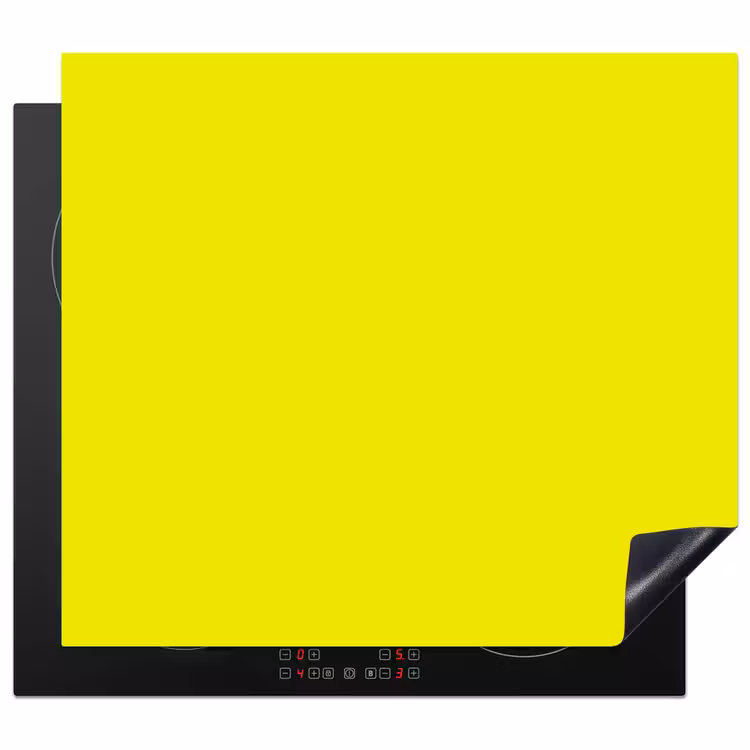 Bright - Canary - Geel Inductie beschermer vinyl 3mm middel 274 -3d