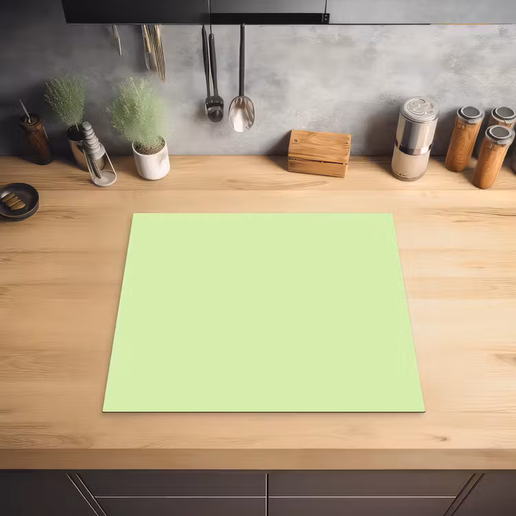 Light - Lime - Groen Inductie beschermer vinyl 3mm middel 274 -sfeer5
