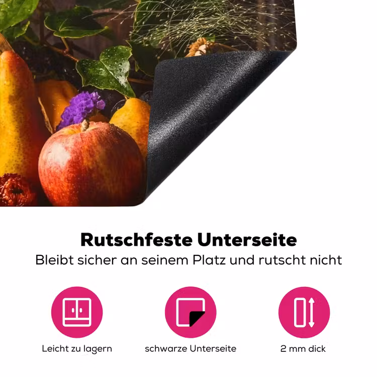 Herfstbounty in Ochtendgloed Inductie beschermer vinyl 3mm klein -zzzzzzz-lf-onderkant