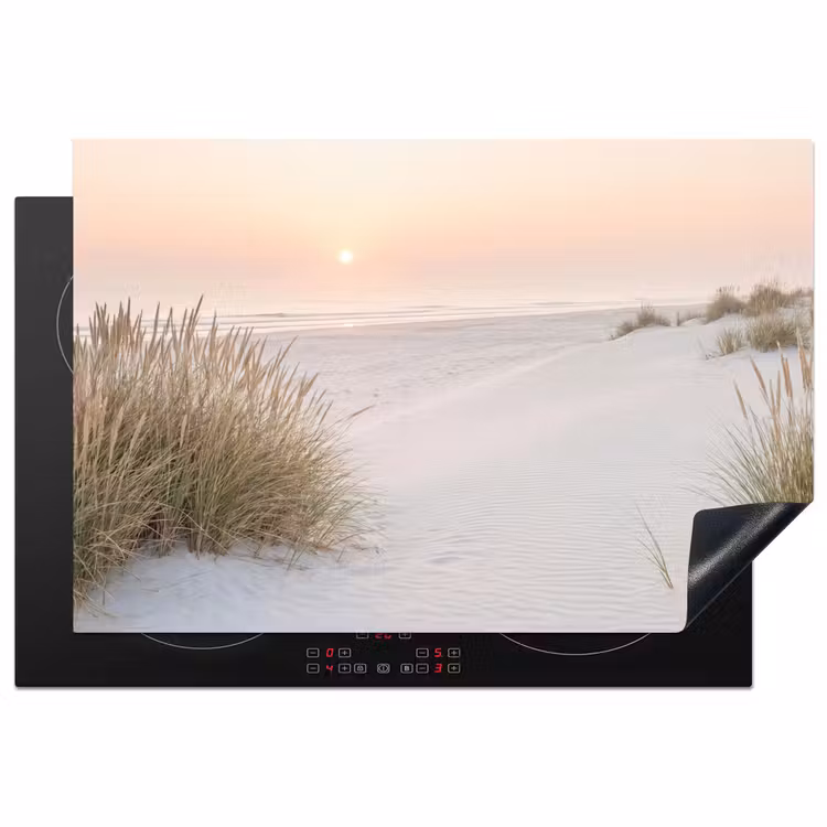 Horizon - Duinlandschap - Zand Inductie beschermer vinyl 3mm klein -3d
