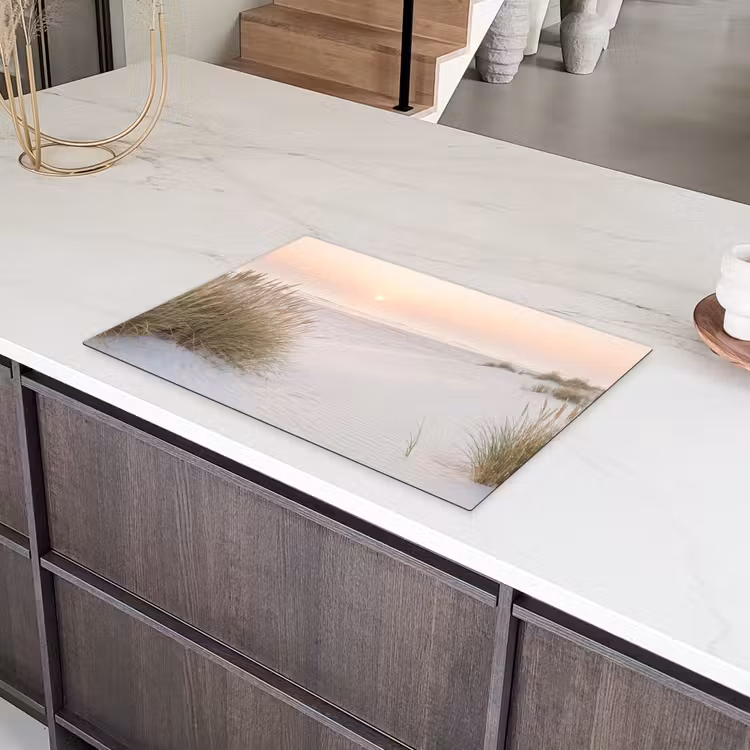 Horizon - Duinlandschap - Zand Inductie beschermer vinyl 3mm klein -sfeer8
