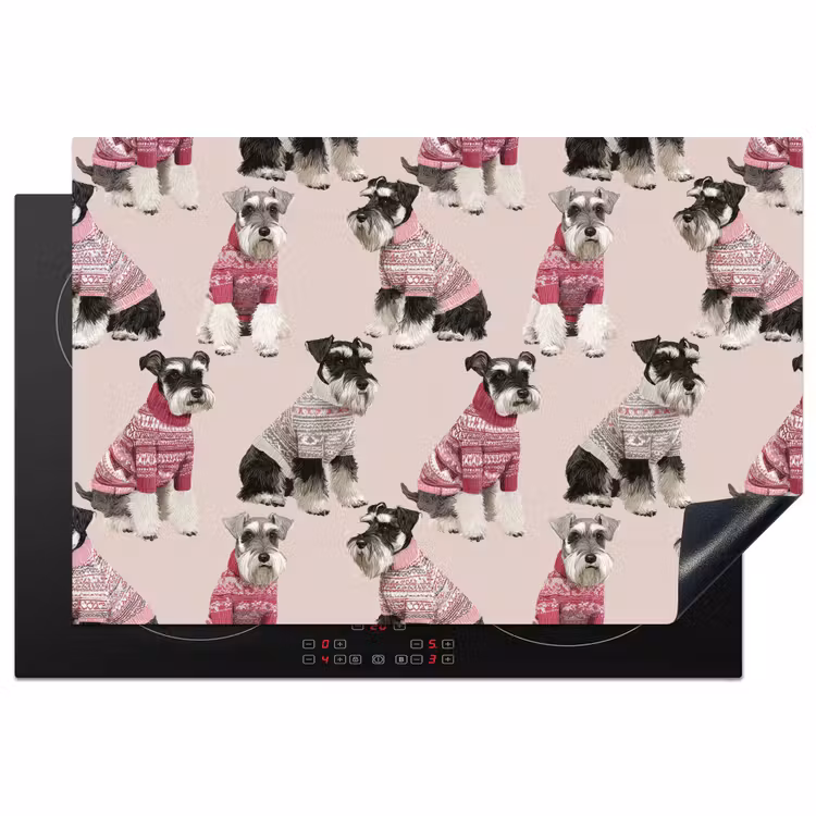 Honden - Truien - Rood Inductie beschermer vinyl 3mm klein 276 -3d