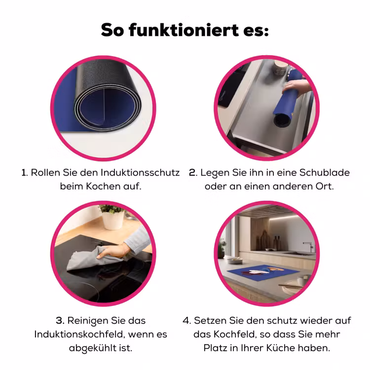 Hoeden - Gestapeld - Mode - Kleurrijk - Illustratie Inductie beschermer vinyl 3mm middel -zzzzzzz-lf-werking