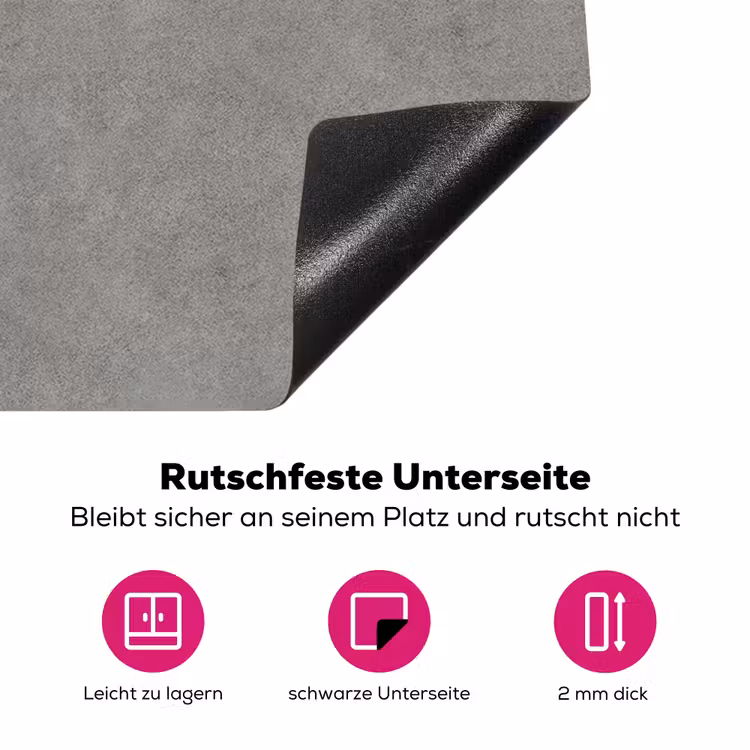 Industrieel - Patroon - Beton Inductie beschermer vinyl 3mm klein 276 -zzzzzzz-lf-onderkant