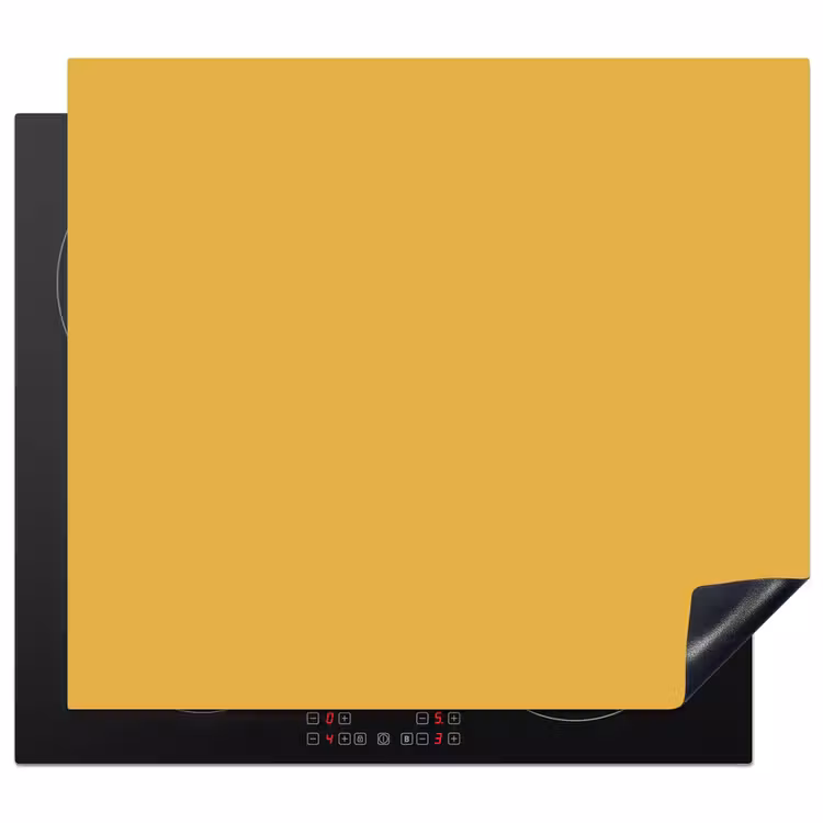 Joyful - Mustard - Geel Inductie beschermer vinyl 3mm middel 274 -3d