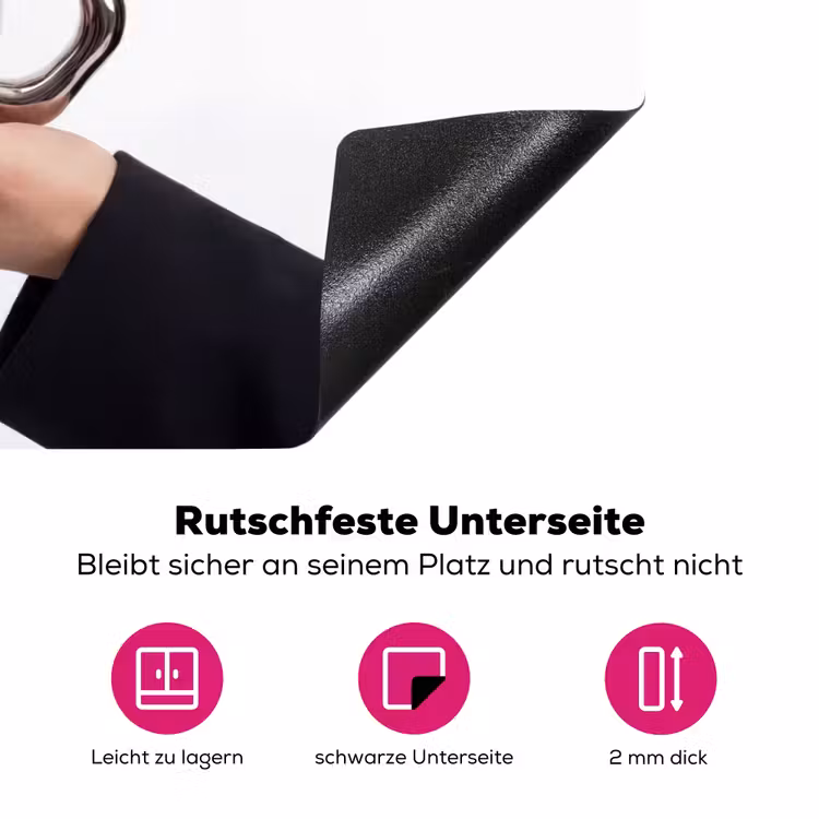 Koffie - Mok - Kan - Therapie Inductie beschermer vinyl 3mm klein -zzzzzzz-lf-onderkant
