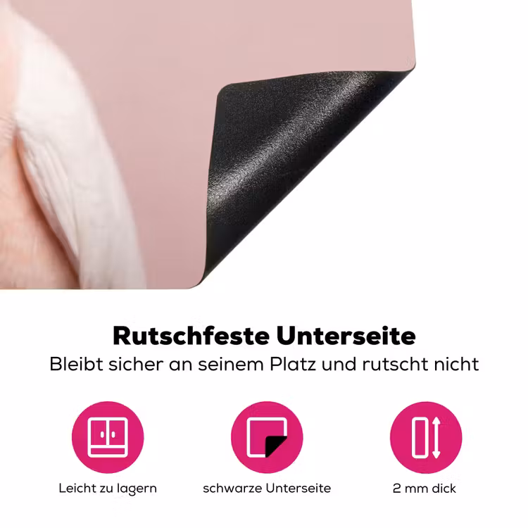 Kaketoe - Portret - Roze Inductie beschermer vinyl 3mm klein -zzzzzzz-lf-onderkant