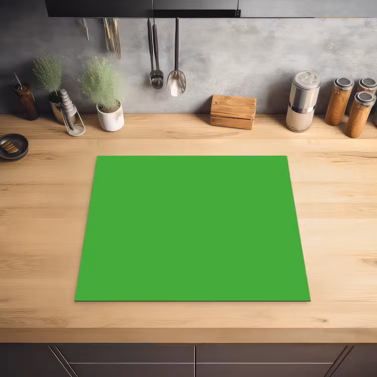 Kelly - Green - Groen Inductie beschermer vinyl 3mm middel 274 -sfeer5