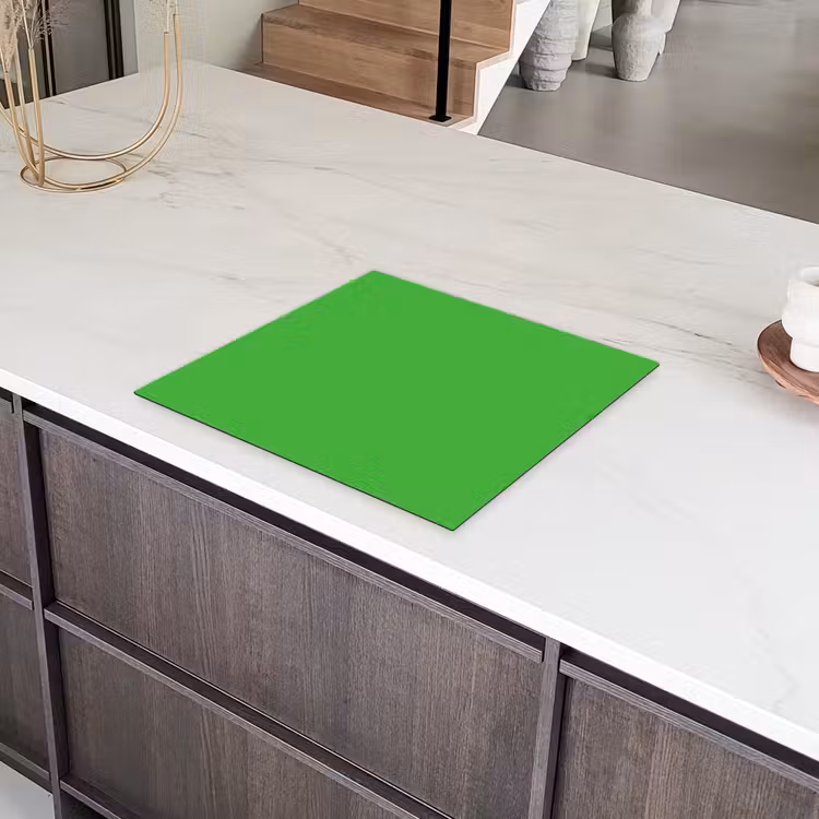 Kelly - Green - Groen Inductie beschermer vinyl 3mm middel 274 -sfeer8