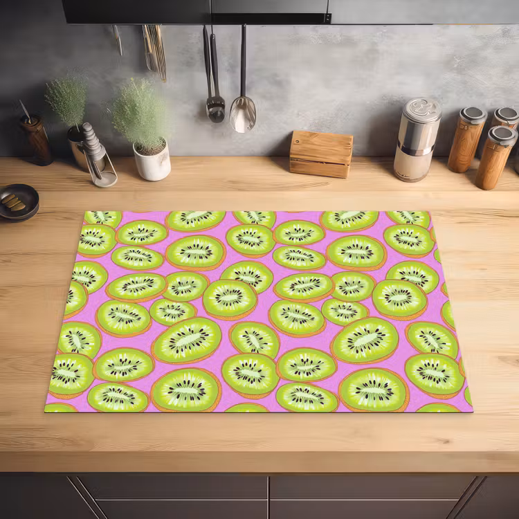 Kiwi - Speels - Groen Inductie beschermer vinyl 3mm klein 276 -sfeer5