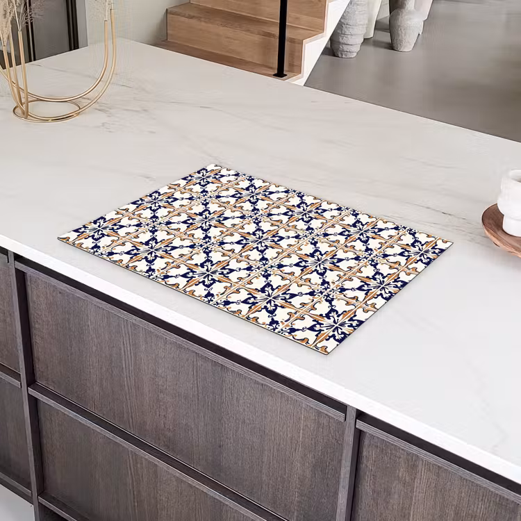 Klassiek - Patroon - Kleurrijk Inductie beschermer vinyl 3mm klein 276 -sfeer8