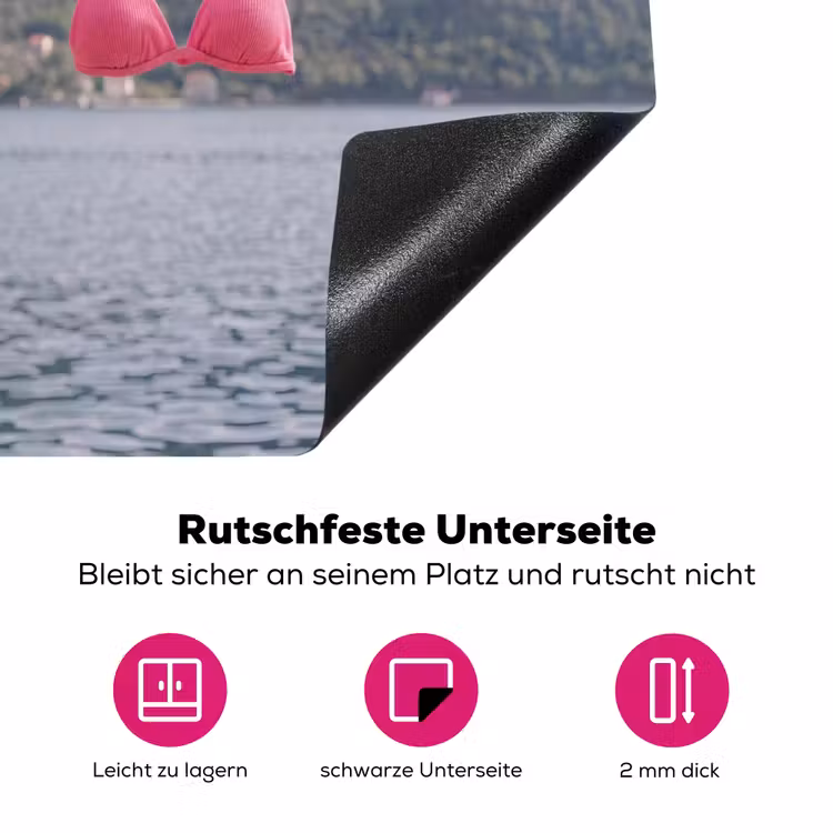 Kleding - Badkleding - Waslijn - Zomer - Roze Inductie beschermer vinyl 3mm middel -zzzzzzz-lf-onderkant