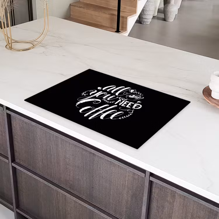 Cafeïne Devotie Inductie beschermer vinyl 3mm klein -sfeer8