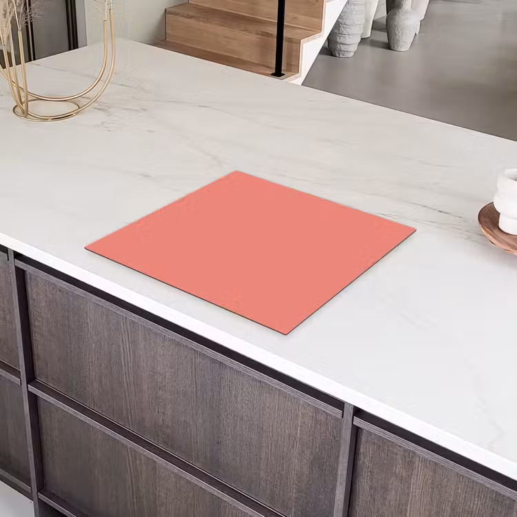Coral - Reef - Rood Inductie beschermer vinyl 3mm middel 274 -sfeer8
