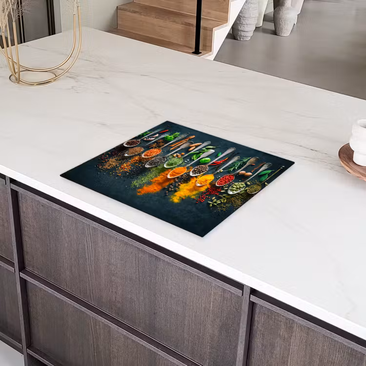 Kruiden - Specerijen - Lepels Inductie beschermer vinyl 3mm middel -sfeer8
