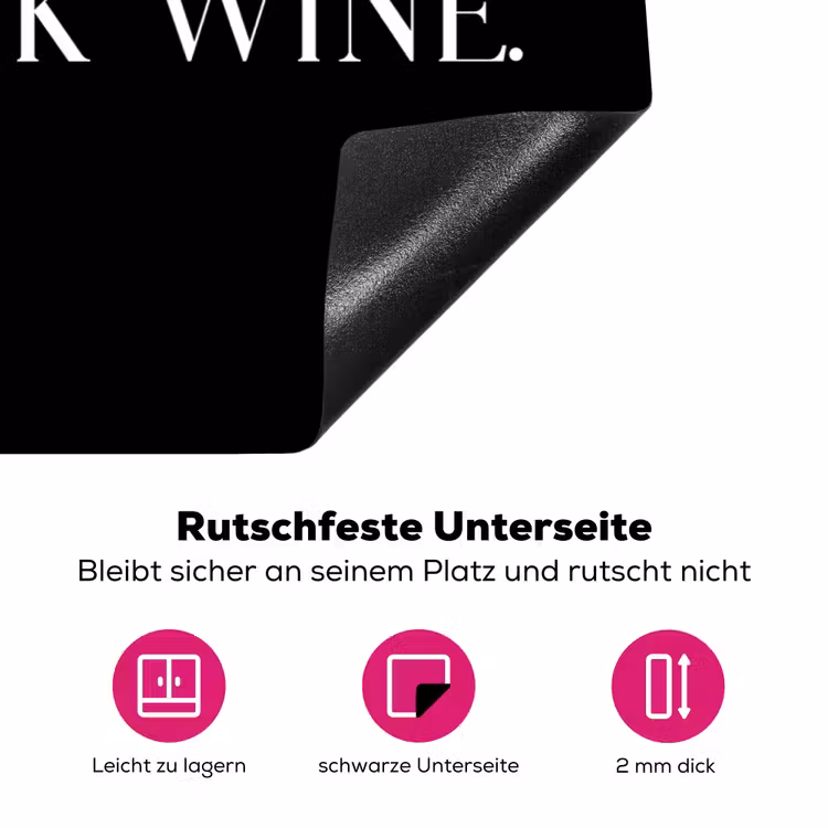 Culinaire Afspraak Inductie beschermer vinyl 3mm klein -zzzzzzz-lf-onderkant