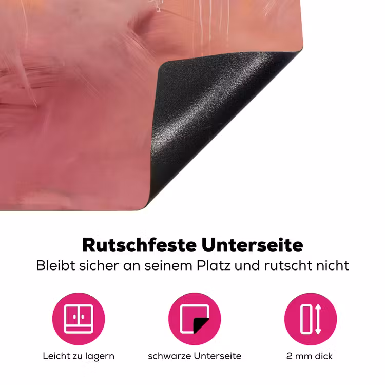 Kunst - Vloeiend - Pastel - Abstract Inductie beschermer vinyl 3mm middel -zzzzzzz-lf-onderkant