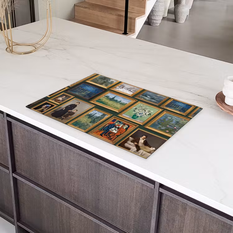 Kunst - Schilderijen - Collectie - Klassiek - Groen Inductie beschermer vinyl 3mm klein -sfeer8