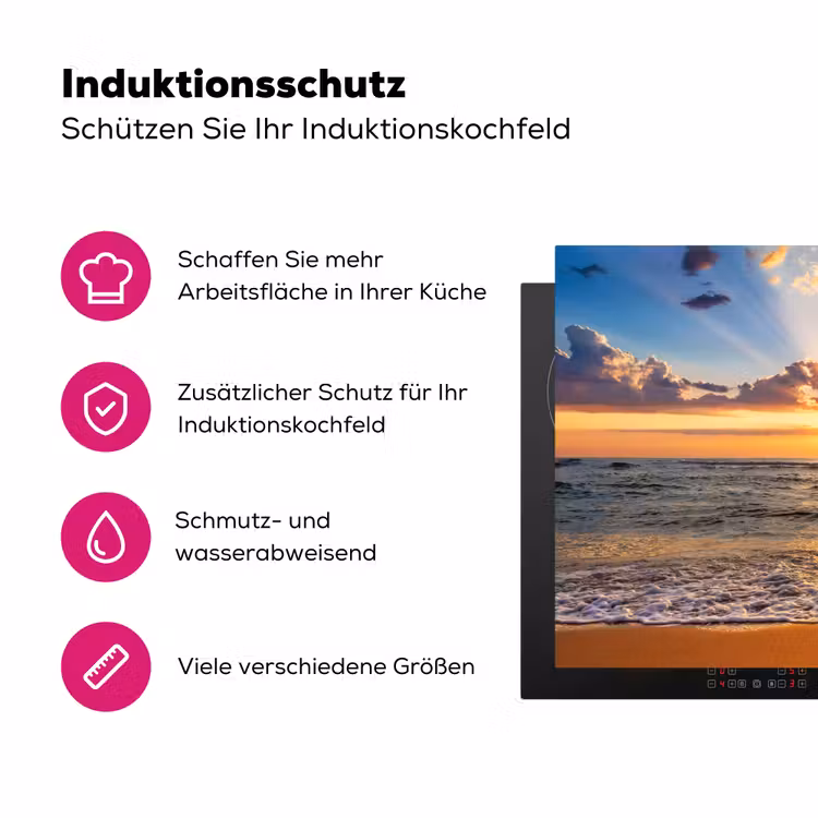 Kustlijn bij Winterzon Inductie beschermer vinyl 3mm klein -zzzzzzz-lf-ups