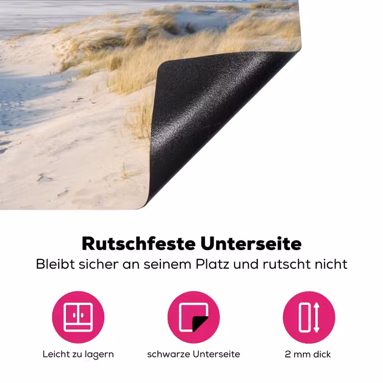 Kustlijn in de Ochtendstilte Inductie beschermer vinyl 3mm klein -zzzzzzz-lf-onderkant