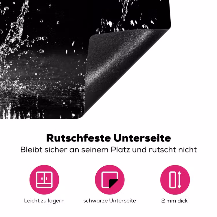 Hardloopschoenen - Rennen - Druppels - Zwart Inductie beschermer vinyl 3mm klein -zzzzzzz-lf-onderkant