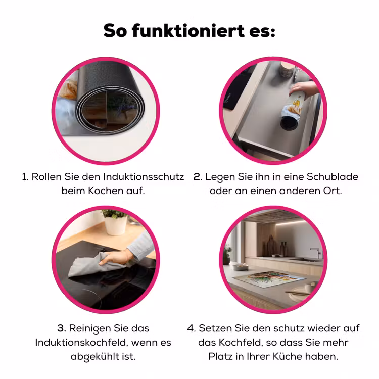 Lavendel - Brood - Stilleven Inductie beschermer vinyl 3mm middel -zzzzzzz-lf-werking