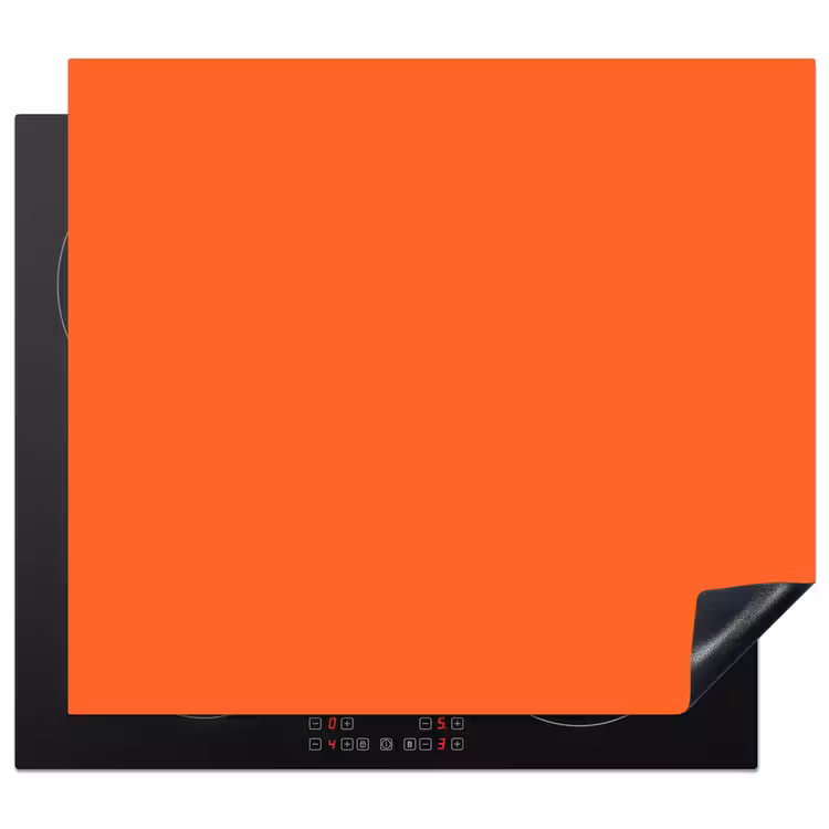 Vivid - Amber - Oranje Inductie beschermer vinyl 3mm middel 274 -3d