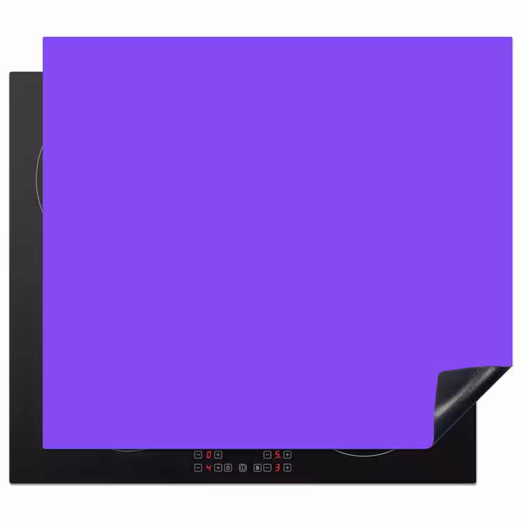 Vivid - Violet - Paars Inductie beschermer vinyl 3mm middel 274 -3d