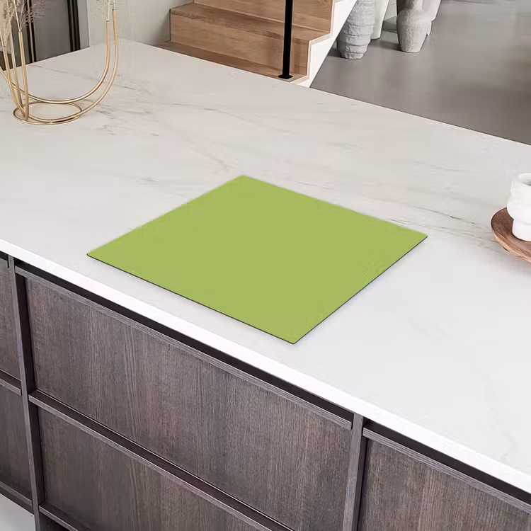 Lime - Glow - Groen Inductie beschermer vinyl 3mm middel 274 -sfeer8