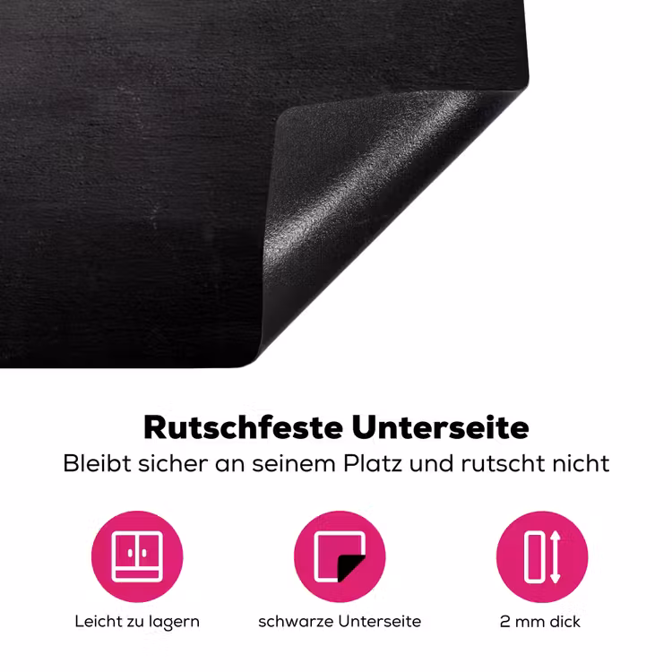 Lelietjes van dalen - Bloemen - Strik Inductie beschermer vinyl 3mm klein -zzzzzzz-lf-onderkant