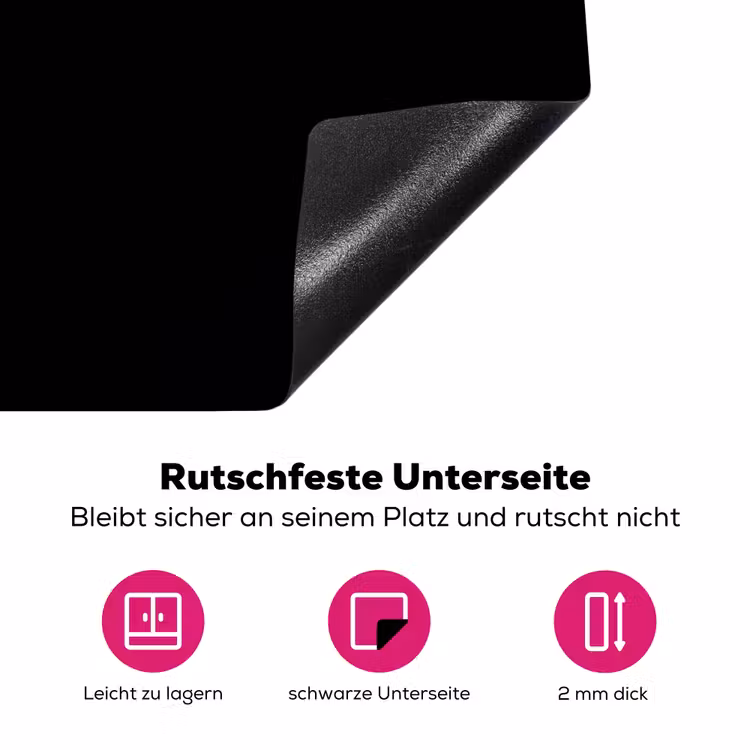 Lelietjes-van-dalen tegen Nacht Inductie beschermer vinyl 3mm klein -zzzzzzz-lf-onderkant
