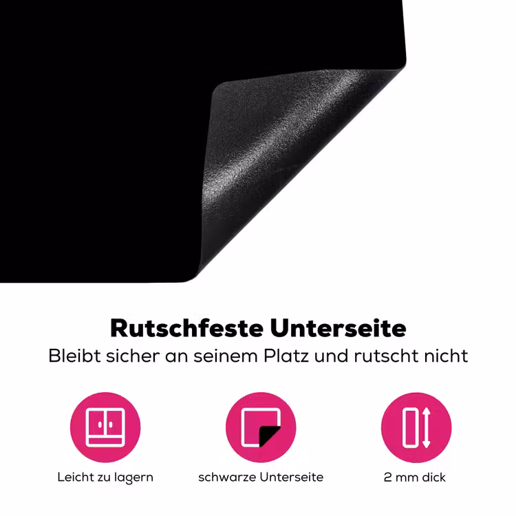 Mais - Eten - Goud - Zwart Inductie beschermer vinyl 3mm klein -zzzzzzz-lf-onderkant