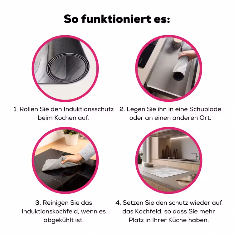 Marmer - Wit - Grijs - Structuur - Modern Inductie beschermer vinyl 3mm middel -zzzzzzz-lf-werking