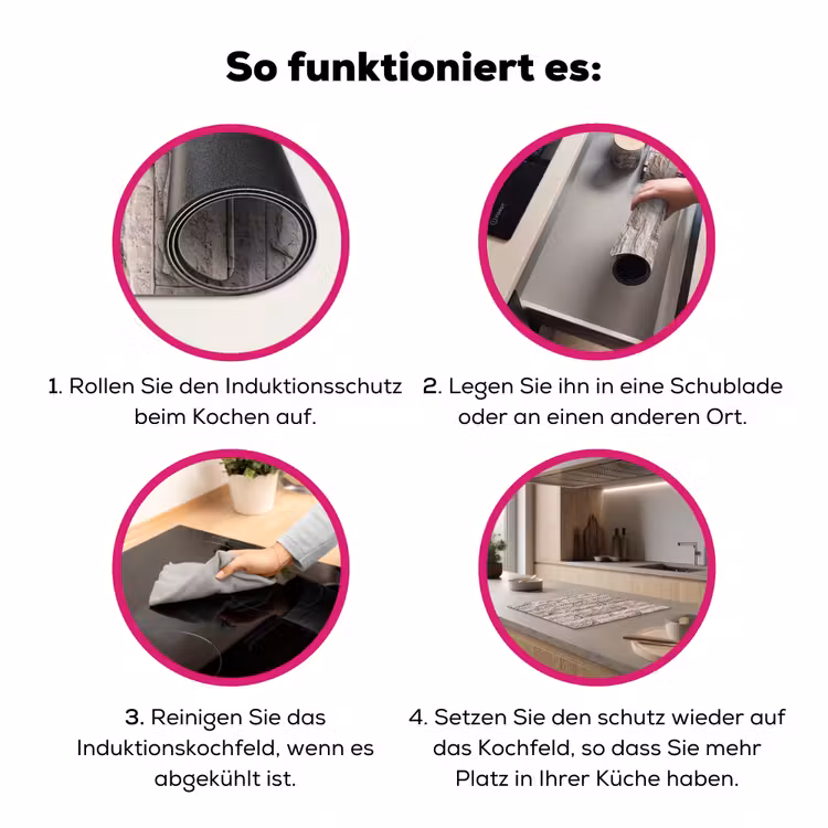 Muur - Steen - Ruw - Beige - Textuur Inductie beschermer vinyl 3mm middel -zzzzzzz-lf-werking