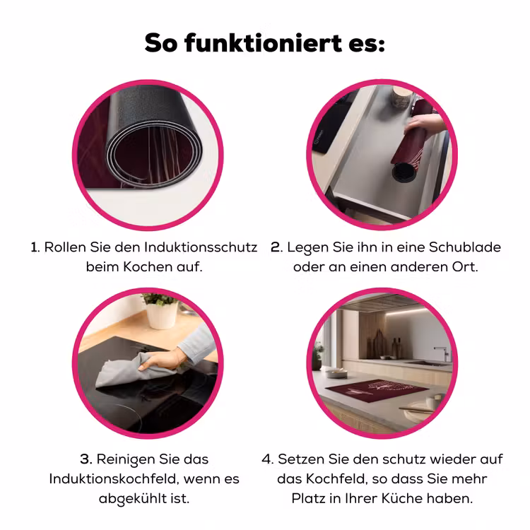 Mens - Hoed - Cocktail - Abstract - Bruin Inductie beschermer vinyl 3mm middel -zzzzzzz-lf-werking