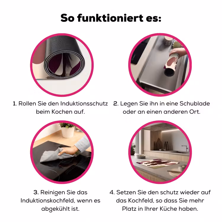 Mensen - Ruiters - Western - Illustratie - Bruin Inductie beschermer vinyl 3mm middel -zzzzzzz-lf-werking