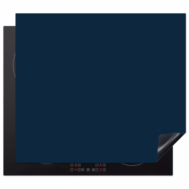 Midnight - Blue - Blauw Inductie beschermer vinyl 3mm middel 274 -3d