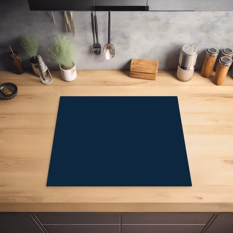 Midnight - Blue - Blauw Inductie beschermer vinyl 3mm middel 274 -sfeer5