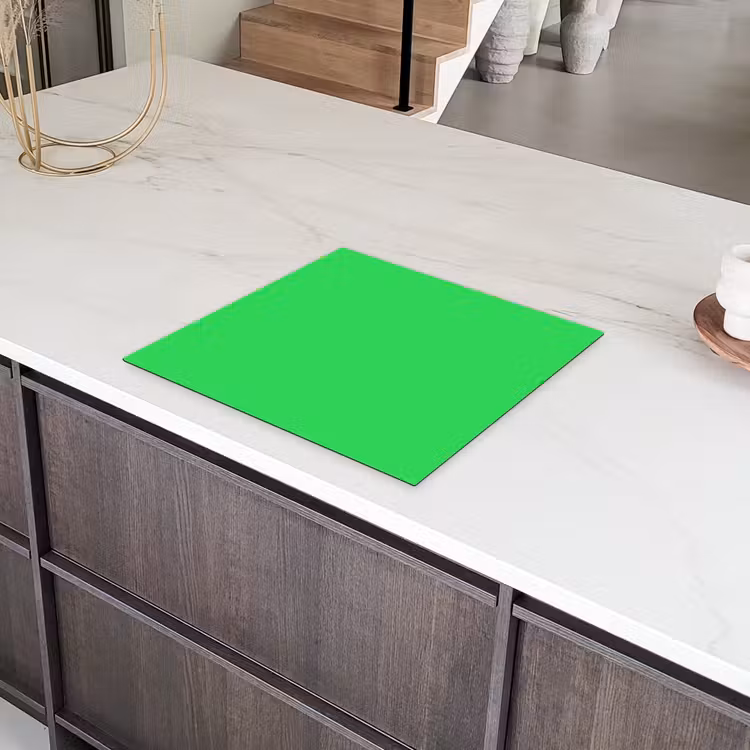 Mint - Green - Groen Inductie beschermer vinyl 3mm middel 274 -sfeer8